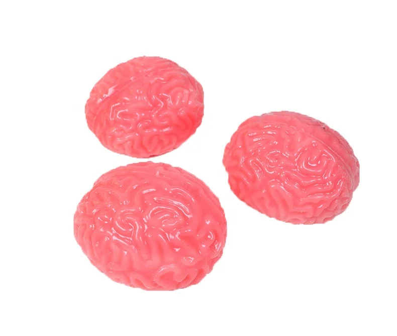 High Quality Soft TPR Brain Fidget Ball Anti-Stress Organ Shape Squeeze Toy for Age Range 5-7 Years