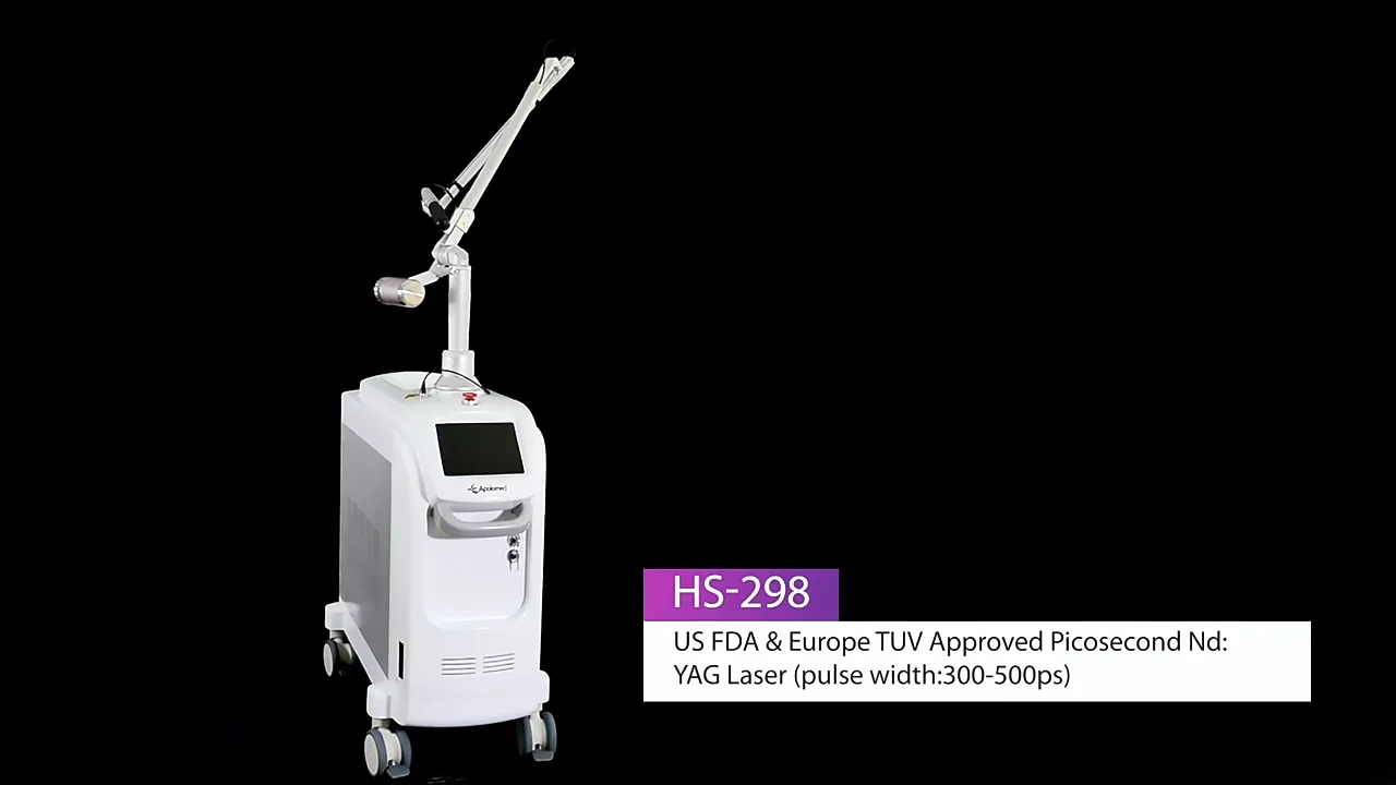 1064/532nm Pico Second Q Switched Nd Yag Laser With Imported