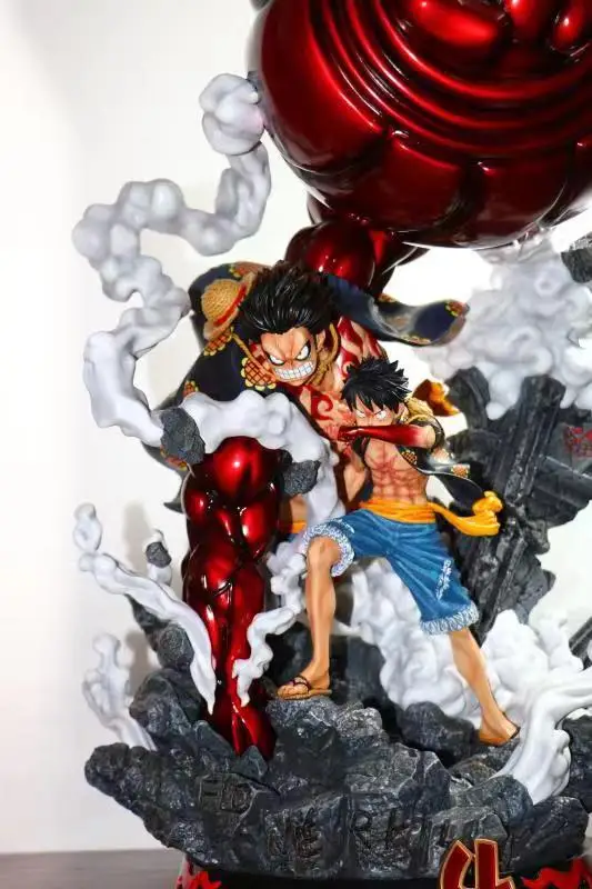 One Piece GK Monkey D Luffy Gear 4 OverSize 50cm Pvc Anime Action Figure  Model