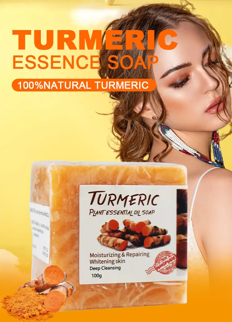 Wholesale Turmeric Facial Dark Spots Remover Acne Lighten Hand Made 