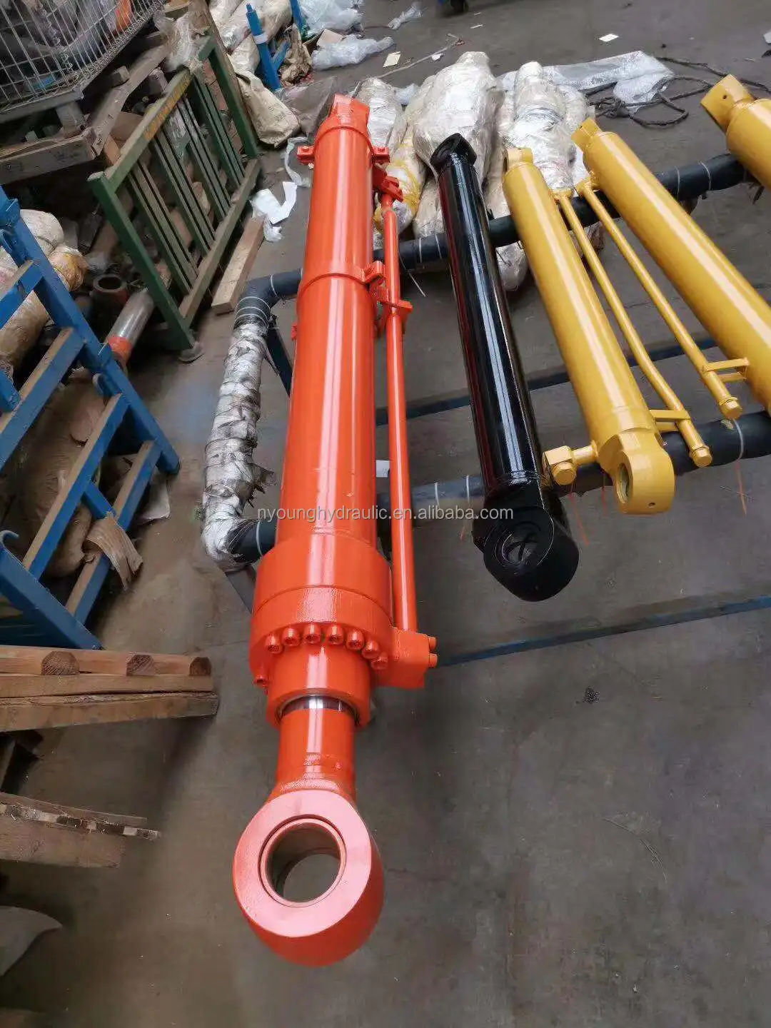 Booms品‼️ ZX200-3 ZX210 Excavator Arm Boom Bucket Piston Hydraulic Cylinder
