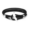 Black rope, silver fish tail 4