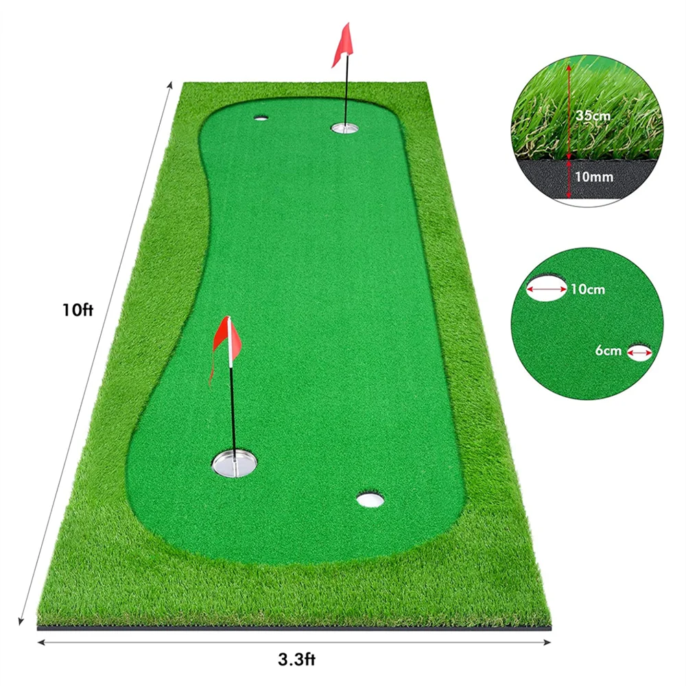 100cm X 300cm Golf Putting Green Golf Putting Trainer Mini Golf Mat