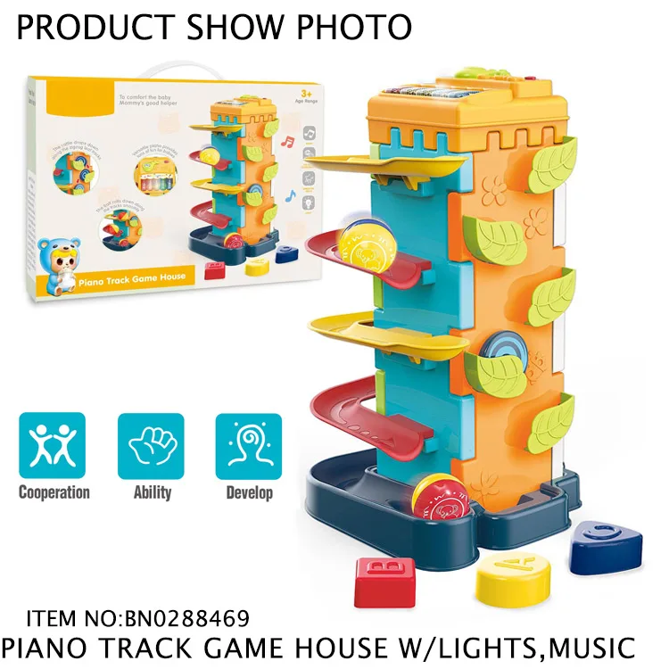 Multifunction Music Light Game Set for Baby Piano Track Toy