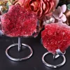 Wine Red Crystal Cluster
