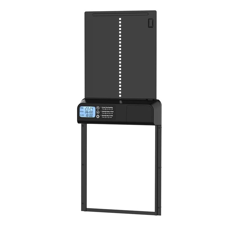 Automatic Chicken Coop Door with Timer Smart Poultry Door Opening Closing Modes Waterproof Aluminum Alloy Pet Door