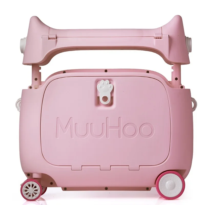 MuuHoo Multi-Function Kids Luggage Case - Cute 20L Portable Ride