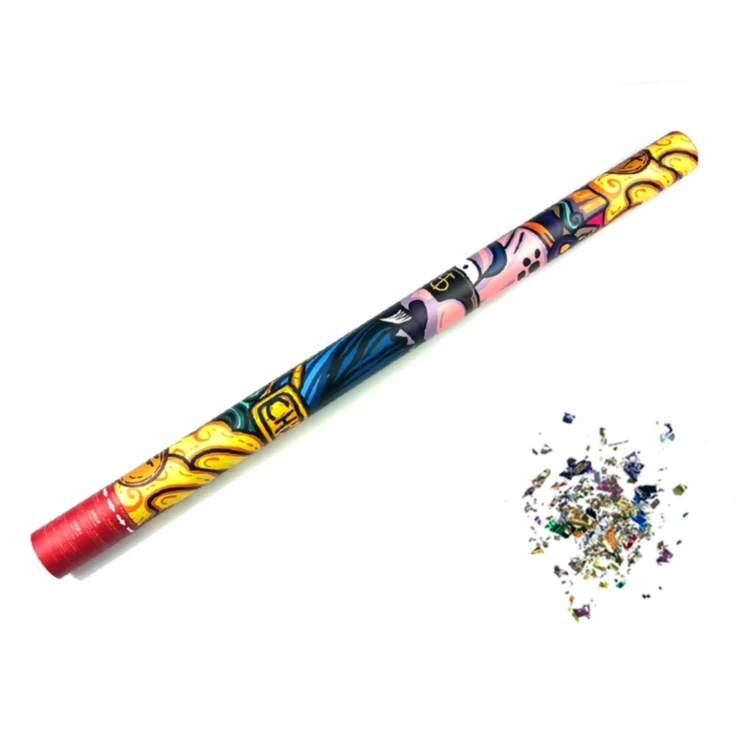 cheap price party popper cone biodegradable confetti cannon for
