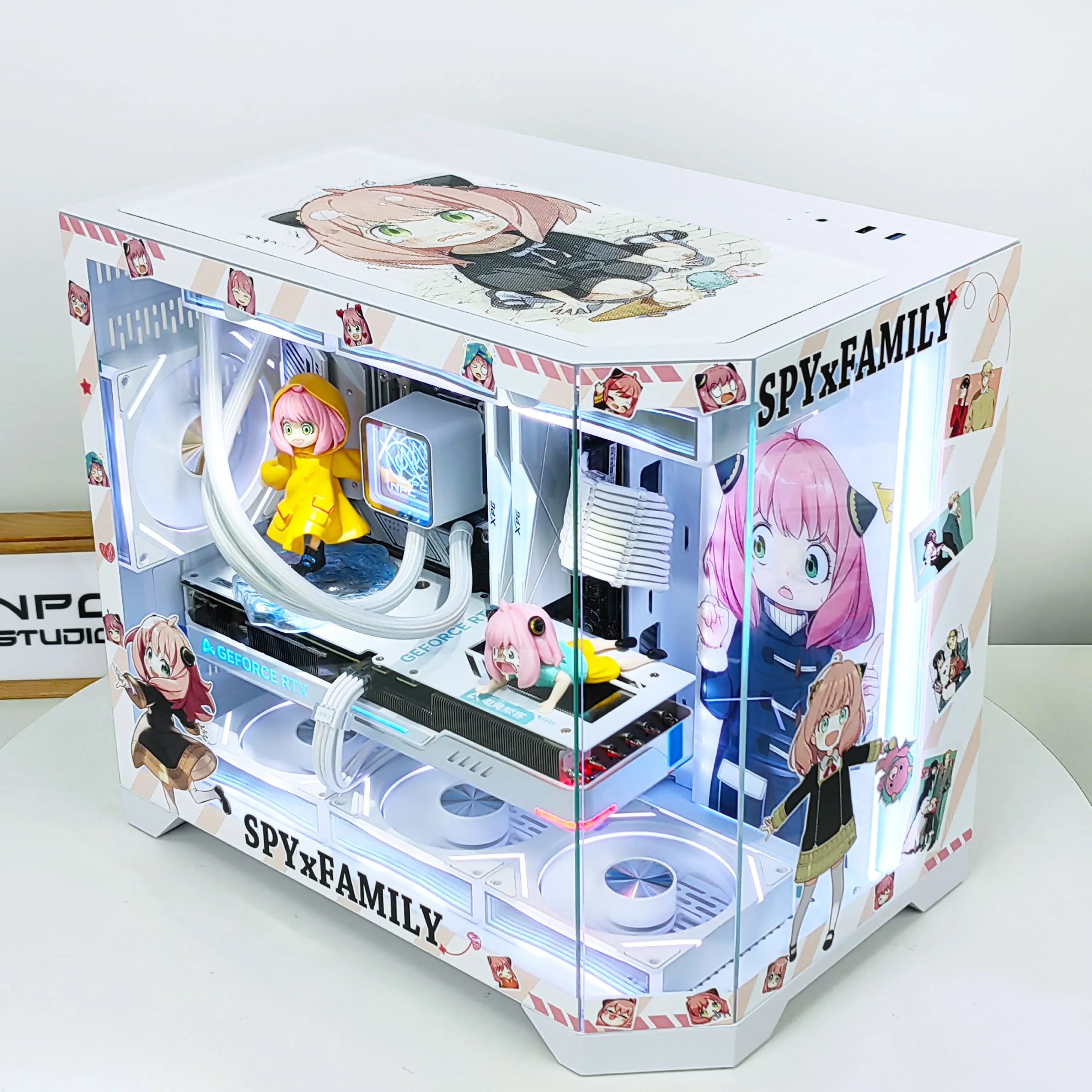 新品】SPY×FAMILYアーニャ限定PCケース白X-GAMERX Excellent Quality Newest Design SPY FAMILY Anya M-Atx Gaming