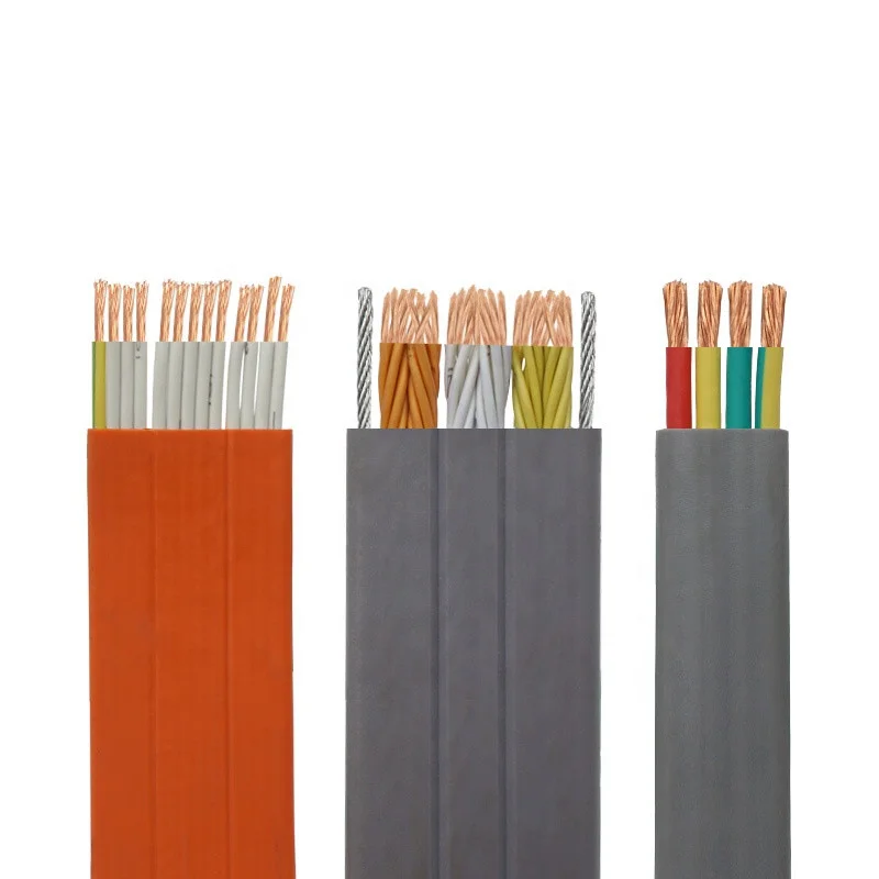 3/4/5/6/8/12/24/36/40/42/48/60 Core 0.5/0.75/1/1.5/2.5mm² TVVB Flat Elevator Travelling Cable