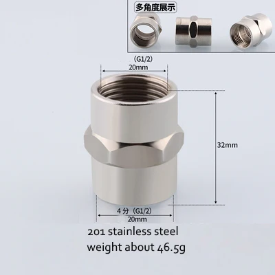 آخرین اخبار شرکت سوپر کل مرد زن مستقیم پستان فولاد ضد زنگ 201 لوله T رشته دار مناسب برای اتصال هوا فشار به شش گوشه  6