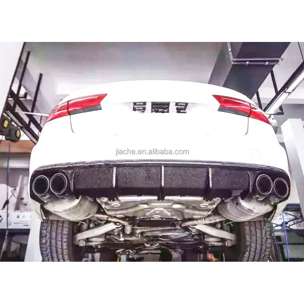 Audi A6 Sline S6 C7 2013-2015 Carbon Fiber Rear Diffuser