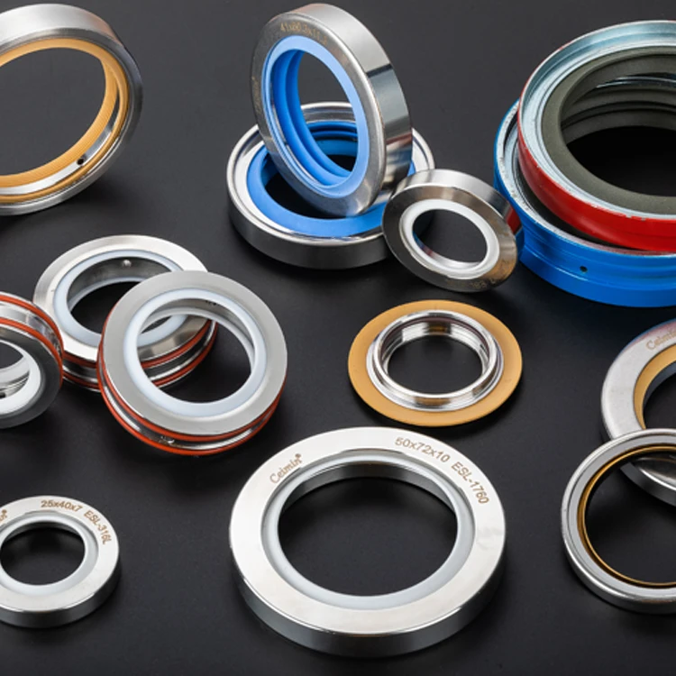 65*80*10 Ptfe Lip Oil Seal With Stainless Steel Housing Single Lip And