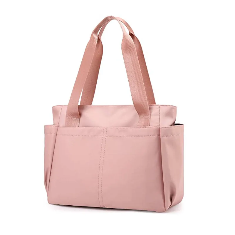 Women Waterproof Large Capacity Carry On Gym Duffel Tote Shopping Nylon Travel Bag