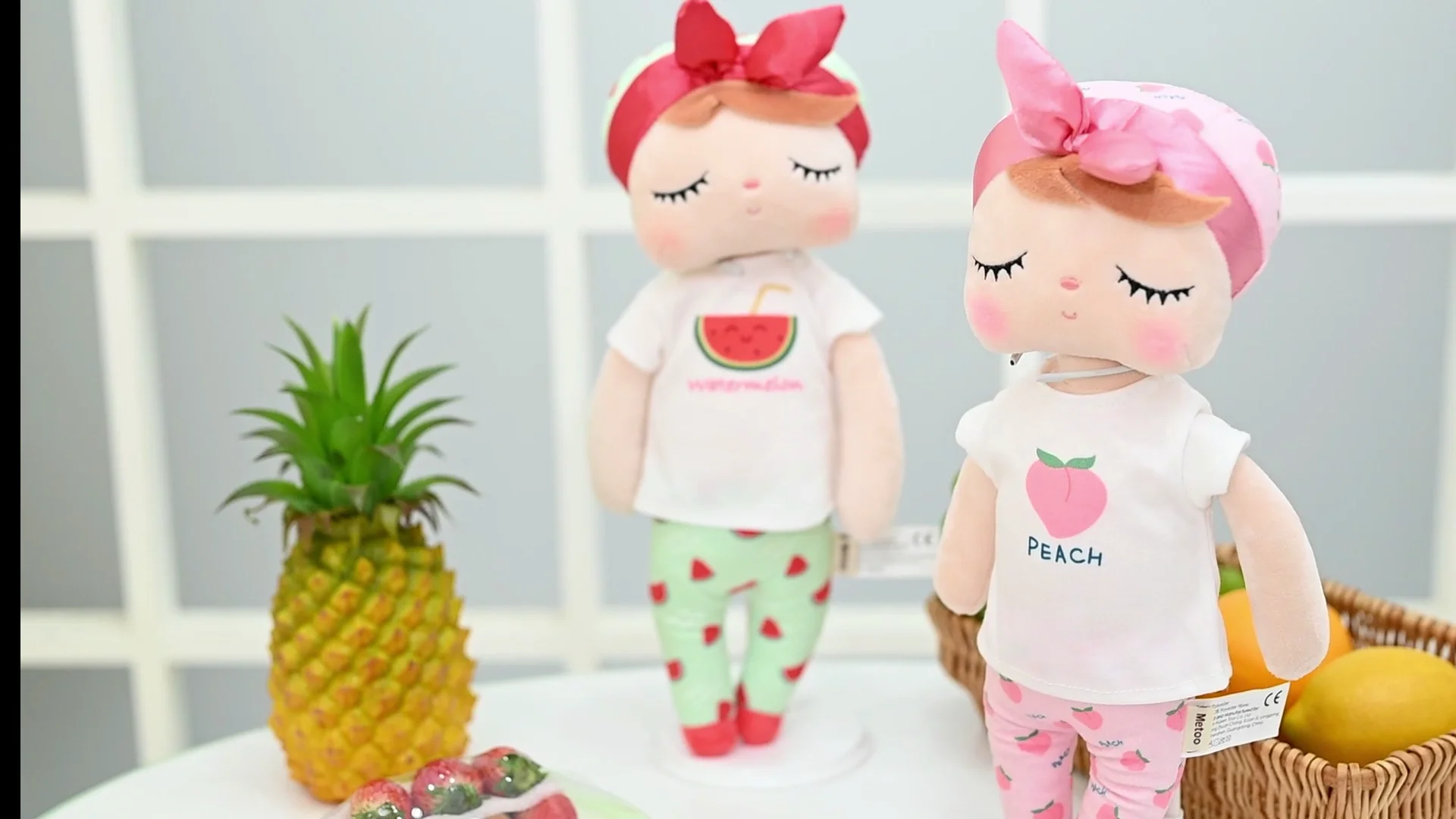 China Plush Toy Manufacturer Custom Plush Toys Metoo Doll In Fruits