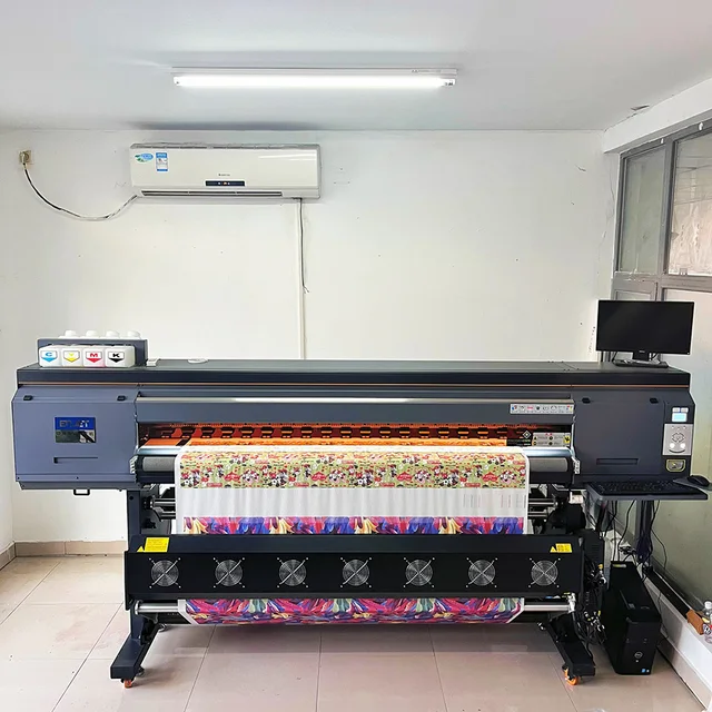 High Speed Stable 4 i3200 Print Heads 1.9m Digital Heat Printer Sublimation Printer Roll to Roll Polyester Fabric Sublimation