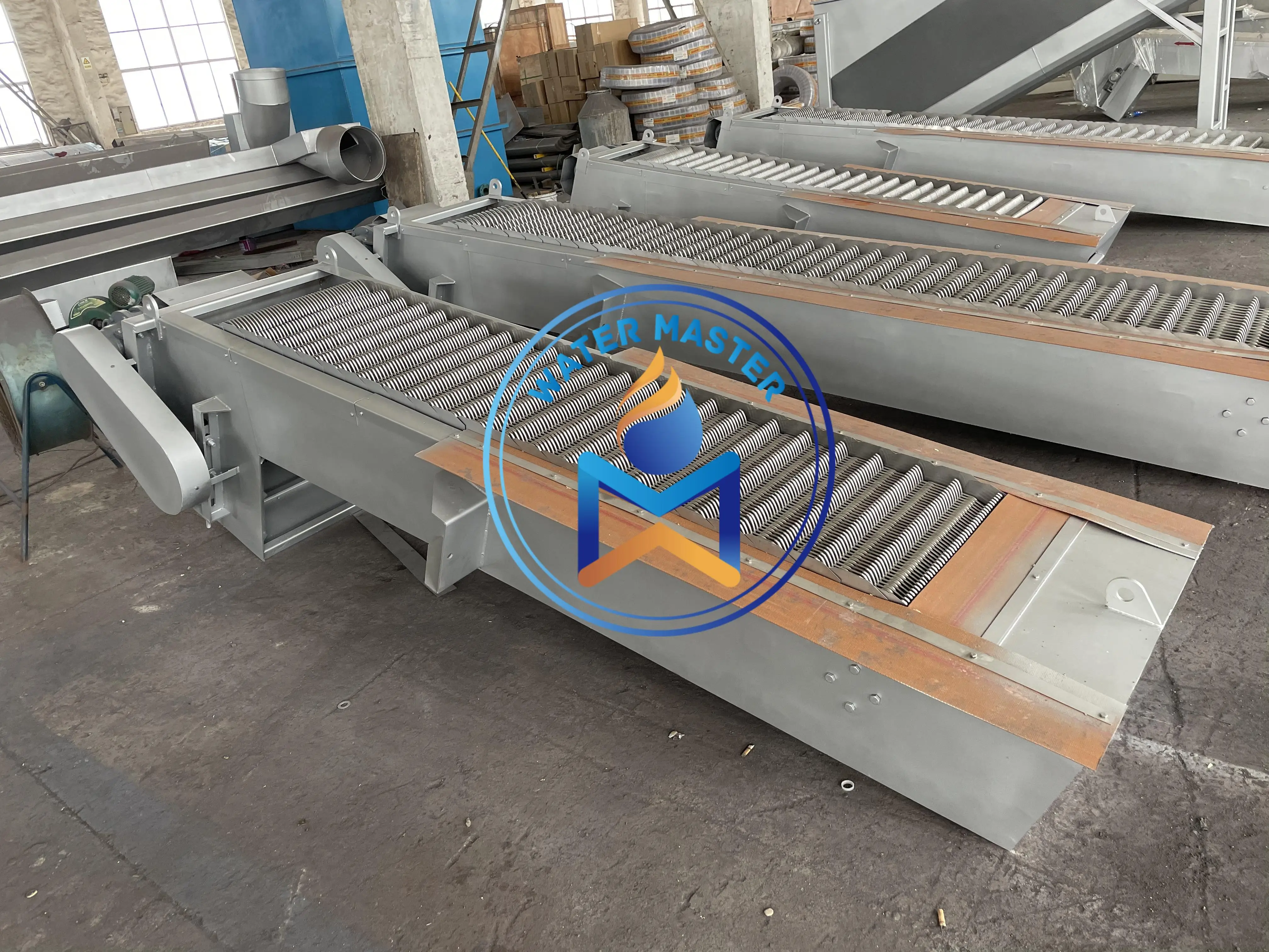 Rotary Trash Bar Screen Trash Rake Fine Bar Screen Mechanical Automatic ...