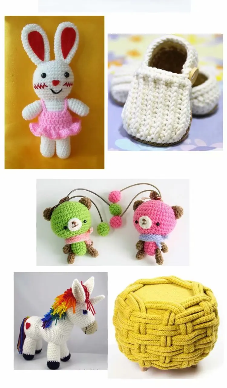 Craft Vogue hot hand knitting Baby acrylic cotton Yarn 4ply 50g 100g milk cotton yarn for crochet