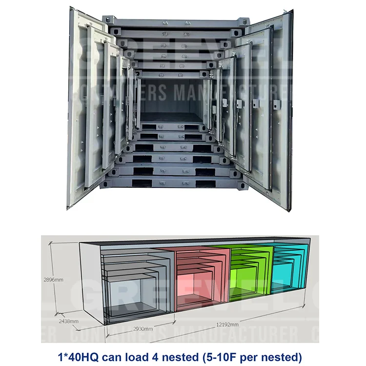Greevel Nestable Modular Container Stackable Shipping Container ...