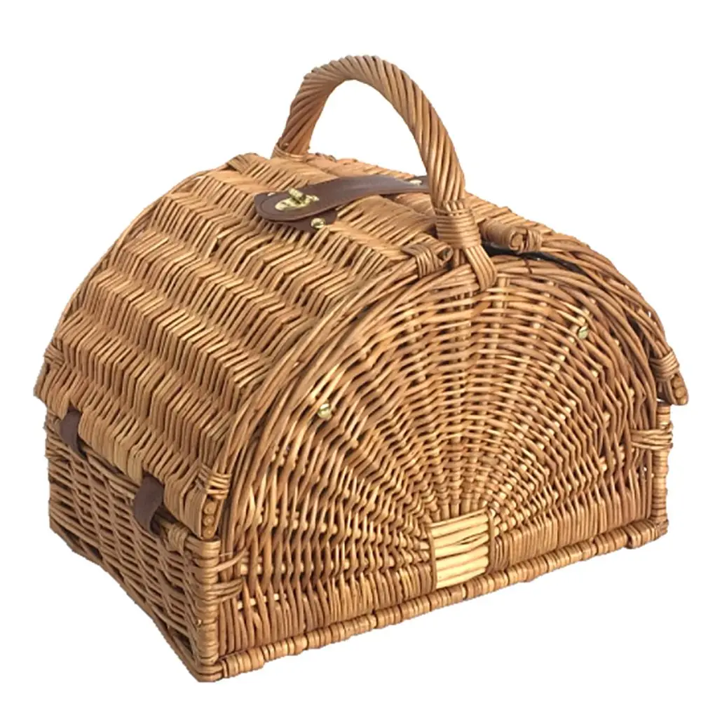 Woven Custom Wicker Picnic Basket For 4 Person Buy Picnic Basket