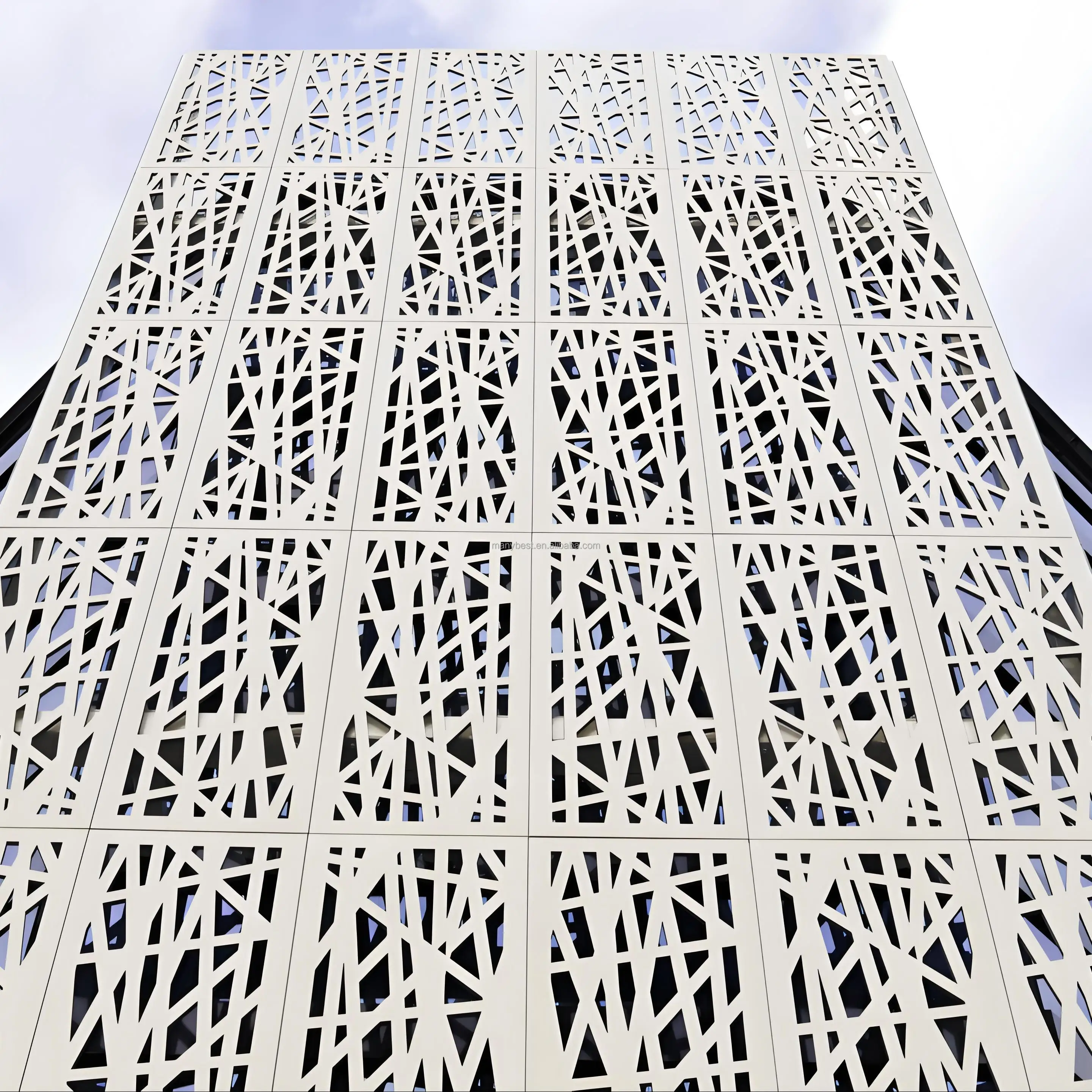 Panel Extension External Internal Laser Cut Aluminum Decorative Modern Cnc Wall Panel