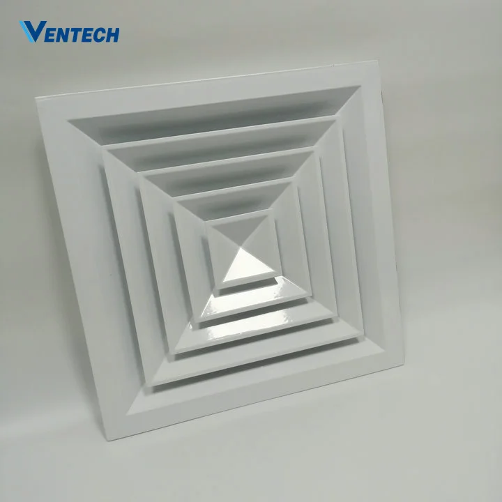 System Ahu Damper Hvac Ceiling Vent Covers Car Air Conditioner Duct Louver For Ventilation