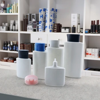 Factory Custom 50ml 80ml 200ml Cosmetic Plastic Tubes OEM Colors Hand Face Cream Squeeze Bottles Sunscreen Sunblock White Pink