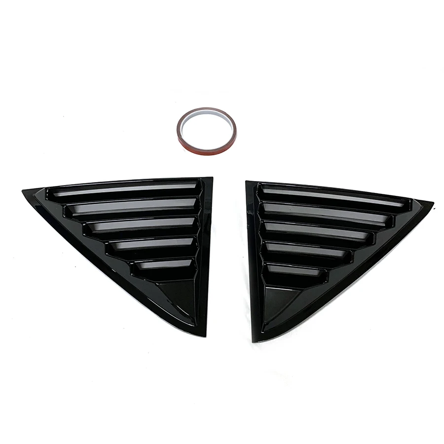 product side window louvers air vent scoop shades cover blinds for chrysler 300c 2011 2018 exterior accessories-7