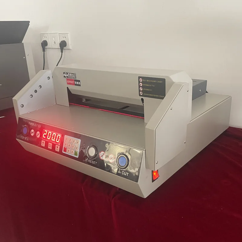 Table Top Control Cutting for 3 Side of A4 Size Book Digital Paper Cutting Machine