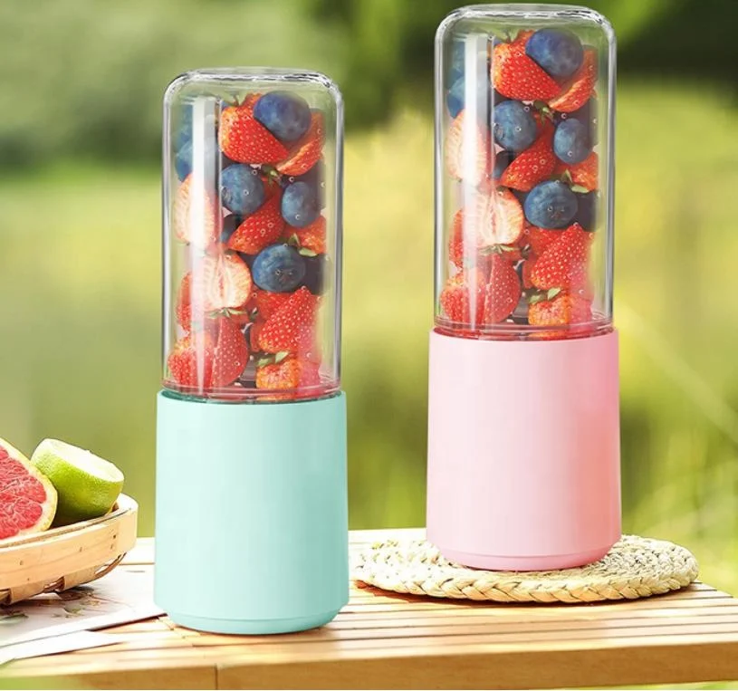 New USB Charging Smoothie Milkshake Juicer Portable Glass Body Juice Cup Students Home Multifunctional Juicing Glass 6