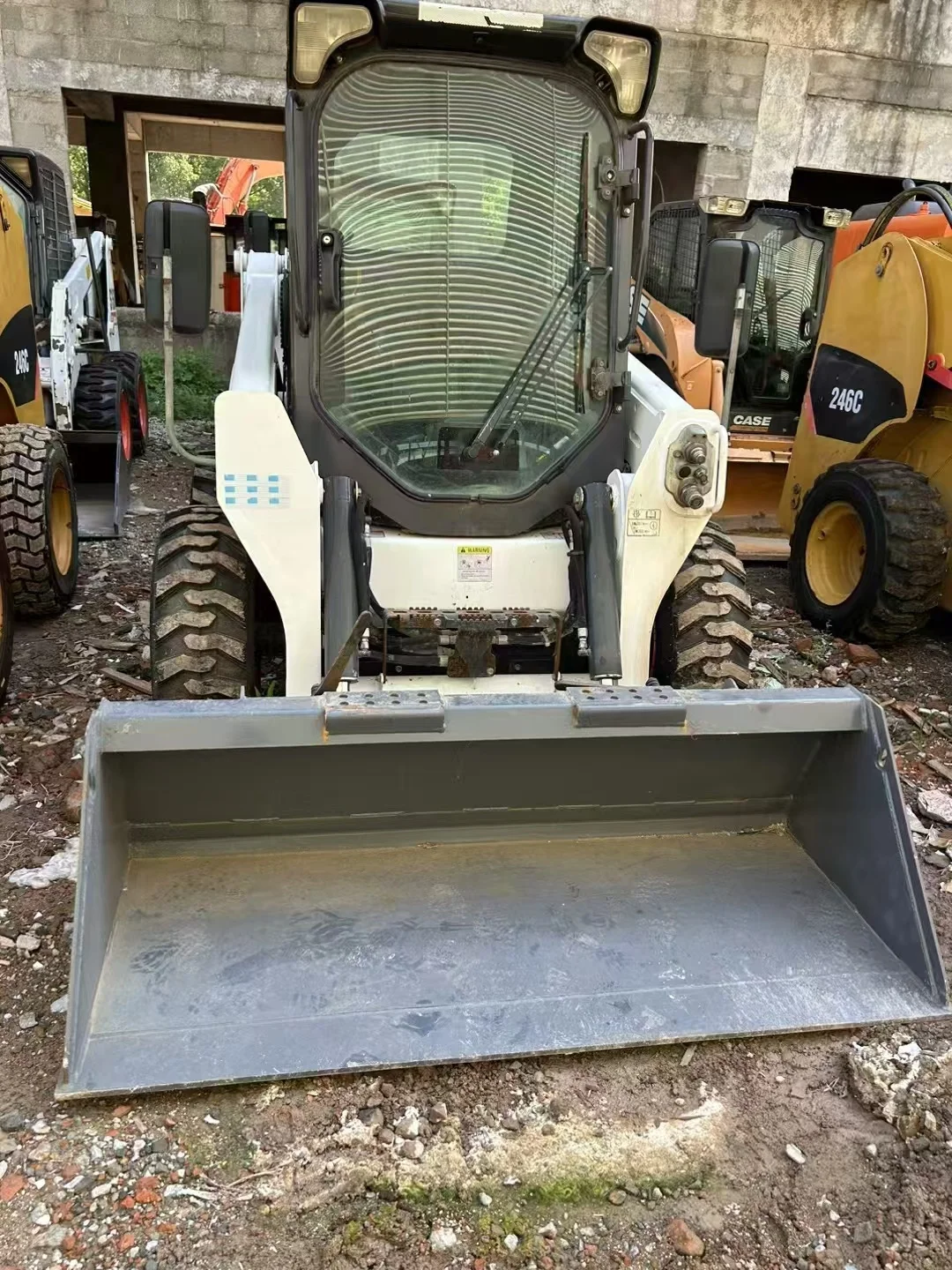 Original Building Machinery Used Loaders Wheel S550 Mini Track Skid ...