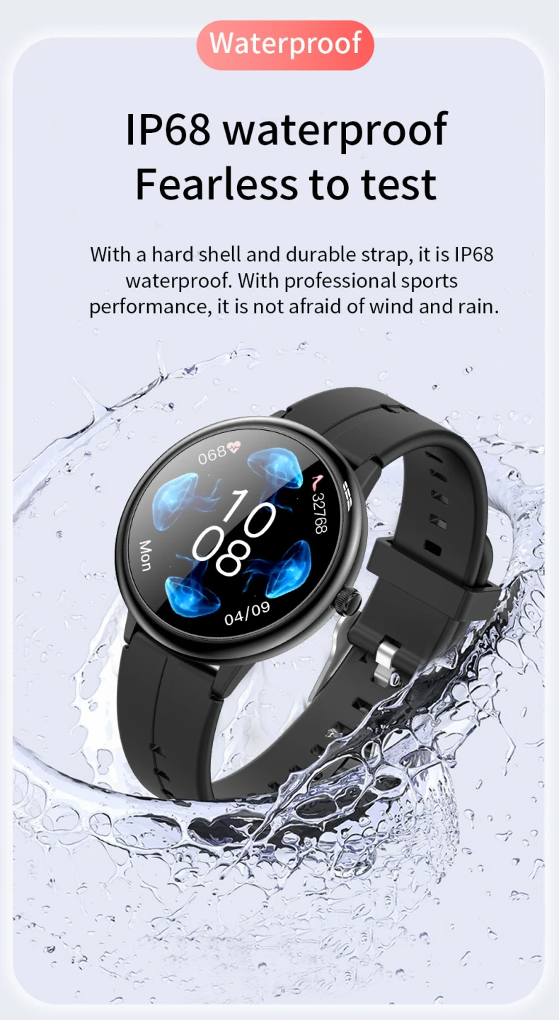 2022 New Arrivals R8 1.1 Inch Ladies Smart Watch Women with Round Screen Heart Rate Blood Pressure Female Physiological Reminder Smartwatch (17).jpg