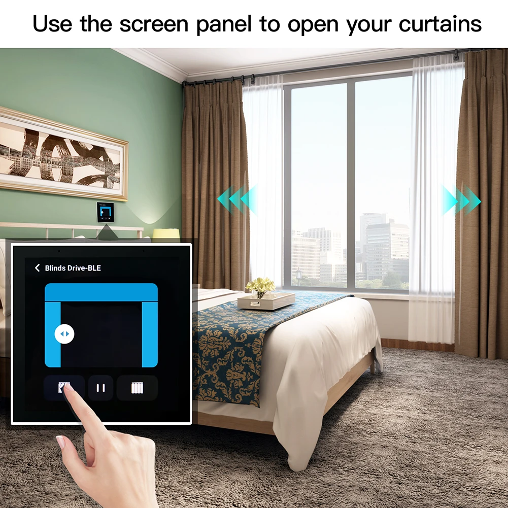 T6E Tuya Wireless Smart Home Zigbee Gateway - 4inch Panel