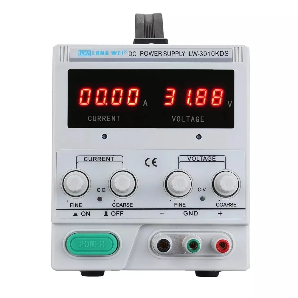 High Precision Led Digital Display Variable Switch Regulated Dc Power Supply Adjustable 30v 10a Laboratory Maintenance Dc Power