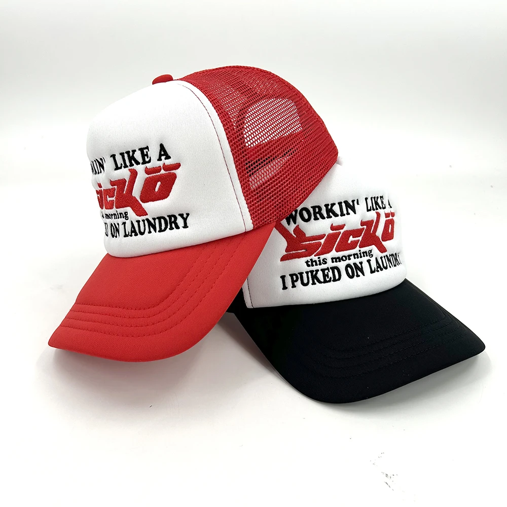 Custom High Quality Embroidery Trucker Hats, Trucker Caps With Screen  Printing logo Plain Foam Trucker Caps
