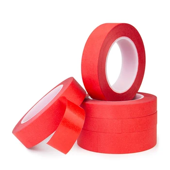 Factory Cheap Price 3m 48mm 2inch Automotive Masking Tape Decorative Crepe Paper Masking Tape Colored Adhesive Masking Tape