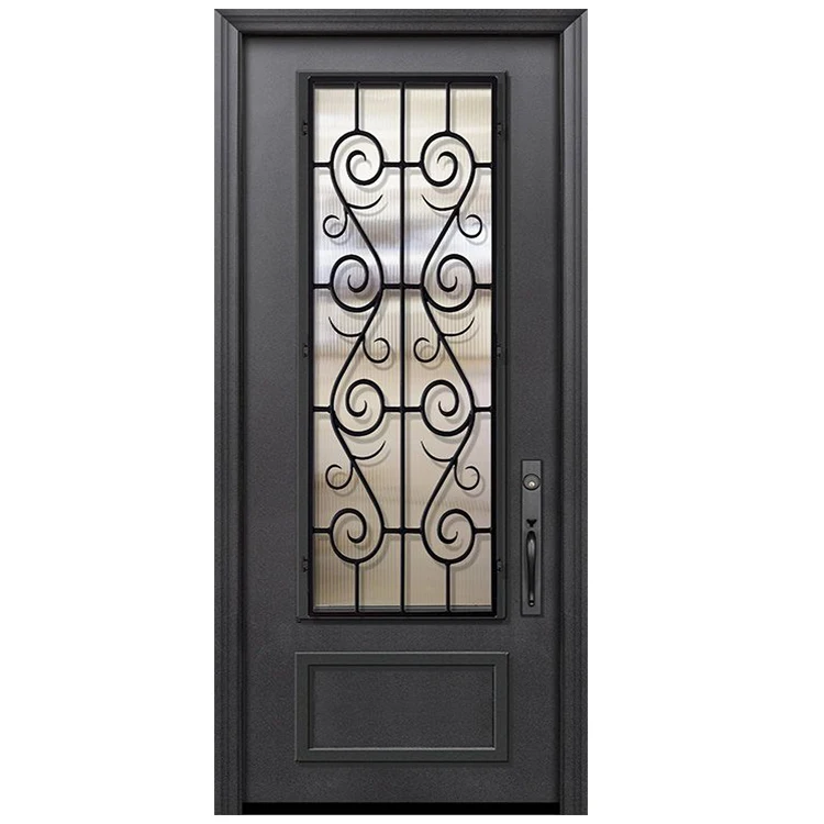 Modern Minimalist Home Design Security Aluminum Entrance Front Entry Doors Price India Single Iron Door Designs