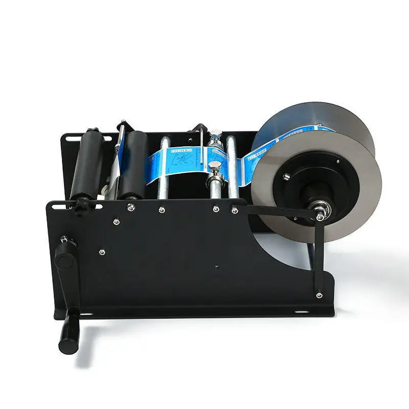 Hand Held Label Packaging Labeling Machine Semi-automatic Round Bottle Labeling Machine For Plastic Bottles ...