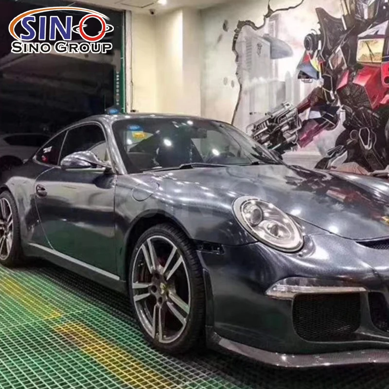 GD-07 Супер Блеск Алмазный блестящий красный воздушный пузырьковый винил для автомобиля