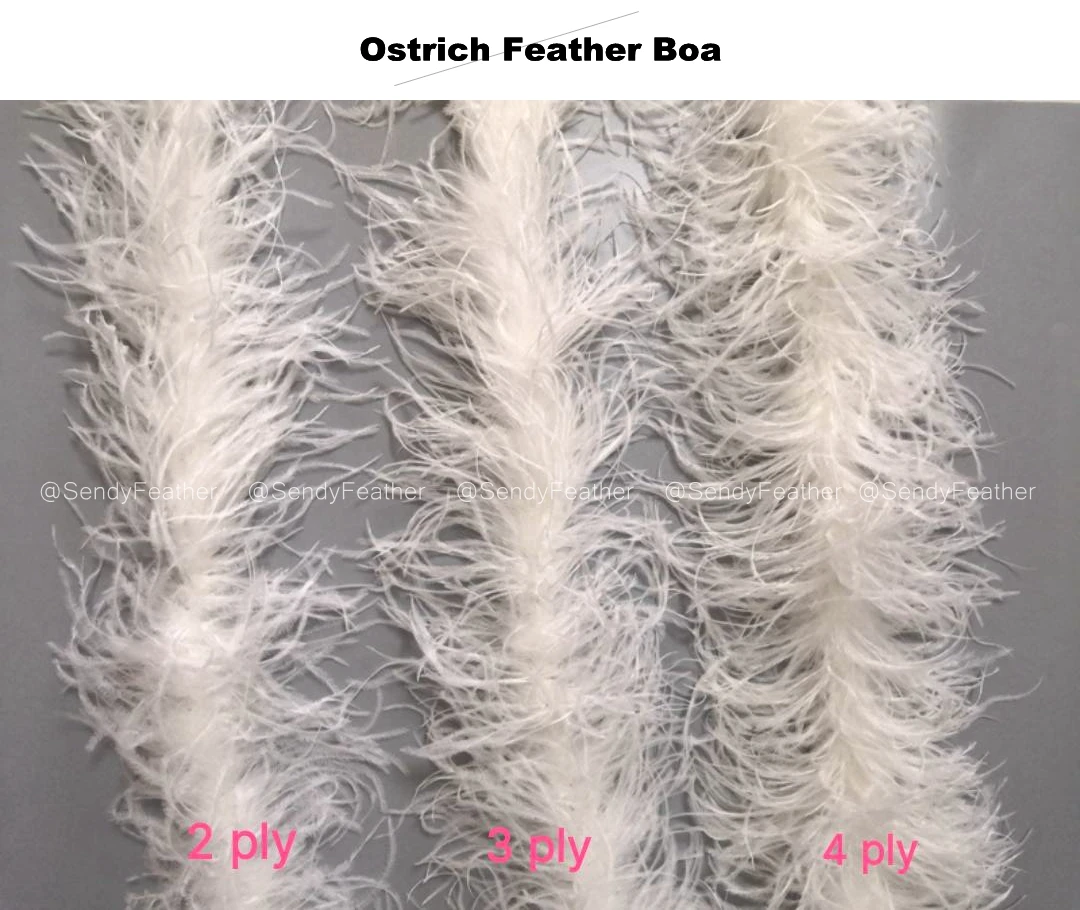 10 Ply Ostrich Feather Boas, Shawl Dyed Various Real Feather Scarf Wedding  Dress Sewing Accessory For Stage Clothing ,bags,home,textile,party