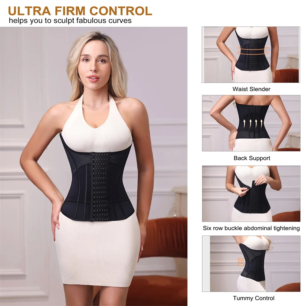Grosir Wanita Kawalan Perut Penyembung Pinggang Corset Pakaian Pembentuk Tali Pinggang Penuh Badan Latih Pinggang Pembentuk
