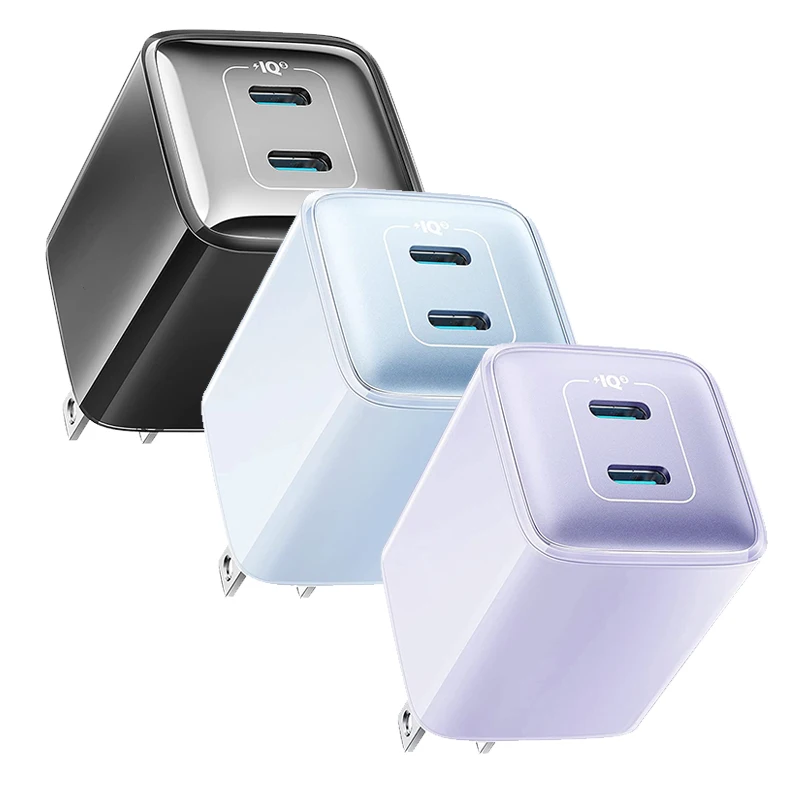 High Quality Pd Port + Qc3.0 Usb Dual Port Wall 33w Type C Cable Portable Fast Charging Plug