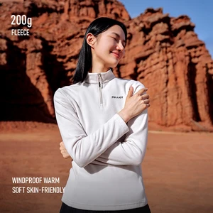 2026 Pelliot Fashion Eco-friendly Women Winter Outdoor Sports Jacket 1/3 Zipper Pullover POLAR Fleece Jacket Warm