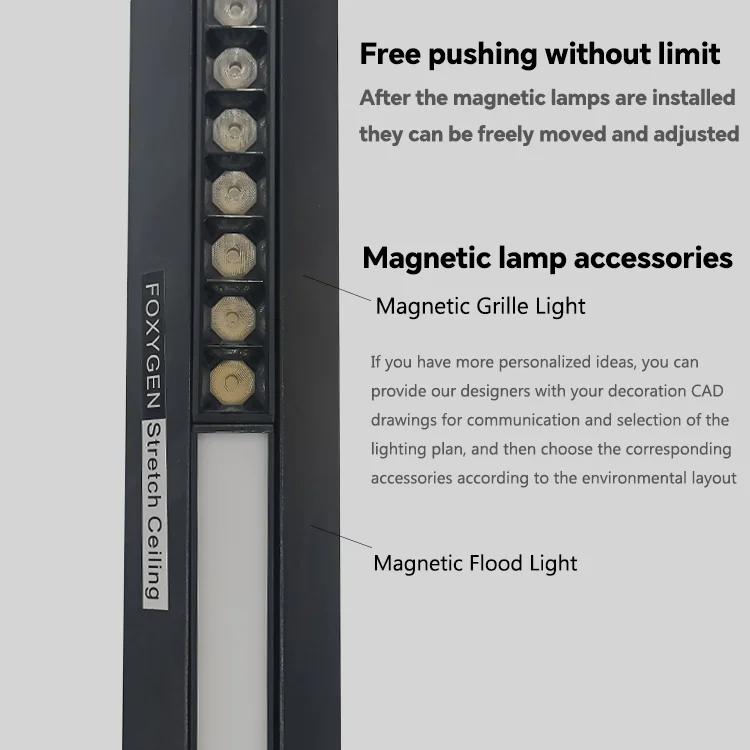 linear track rail system led magnetic track light for home lighting design-4