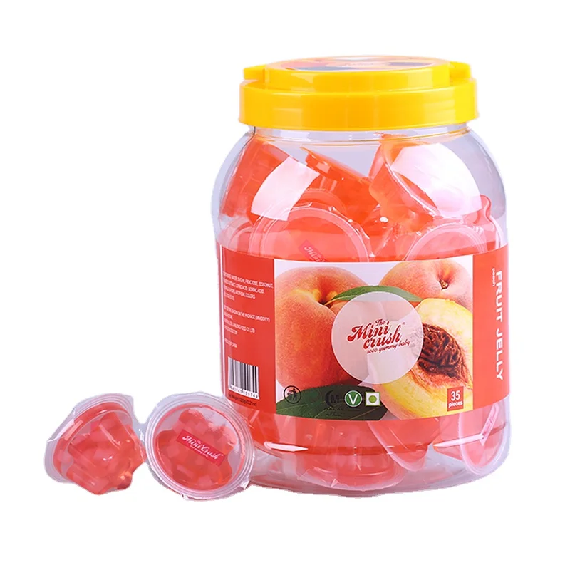 Mini jelly. Желейные конфеты фруктовые. Детское желе в банке круглые. Китайские желейные конфеты с персиком.