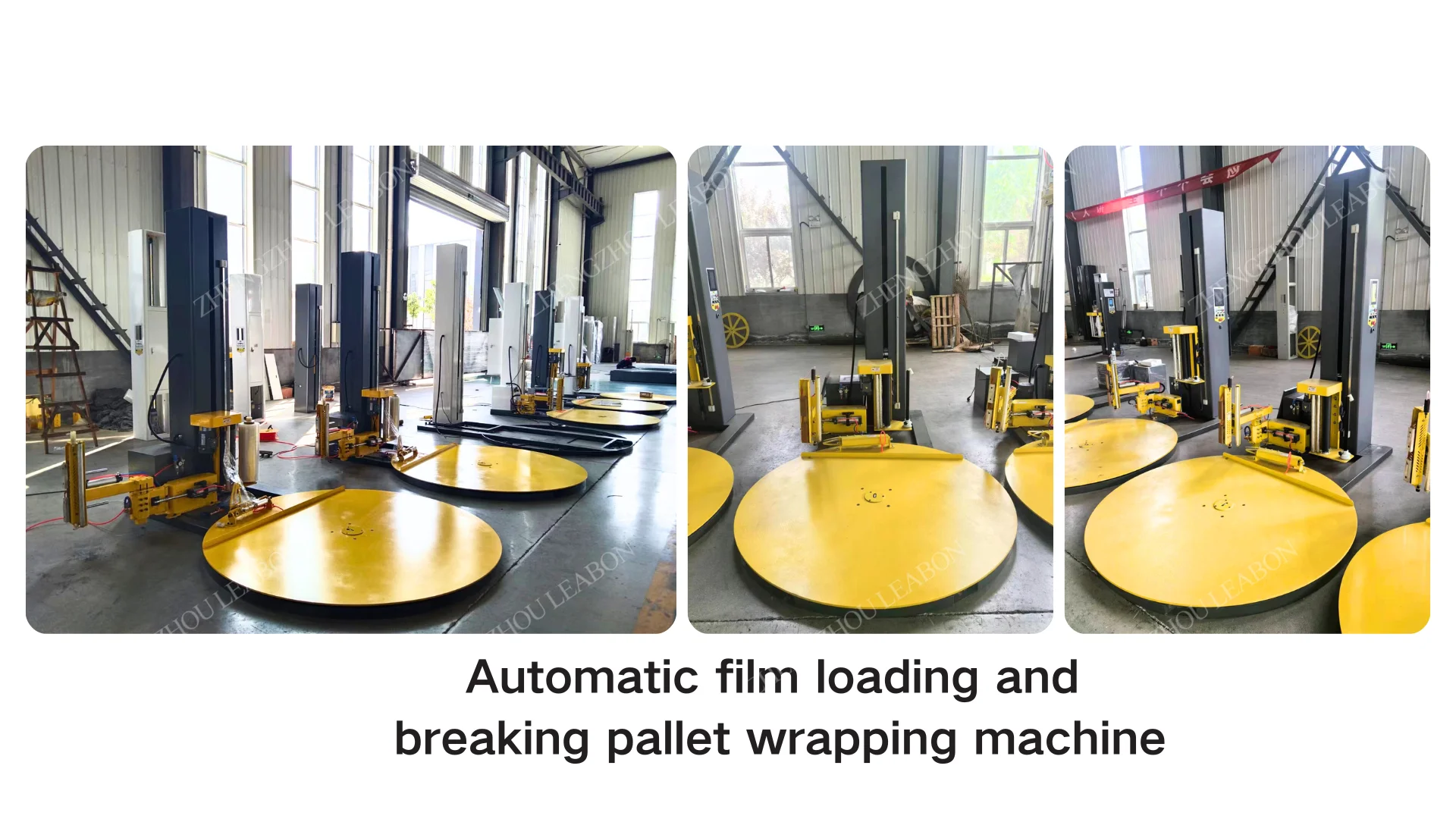With Ramp Weight Device Pallet Wrapping Machine Food Industry Tray ...