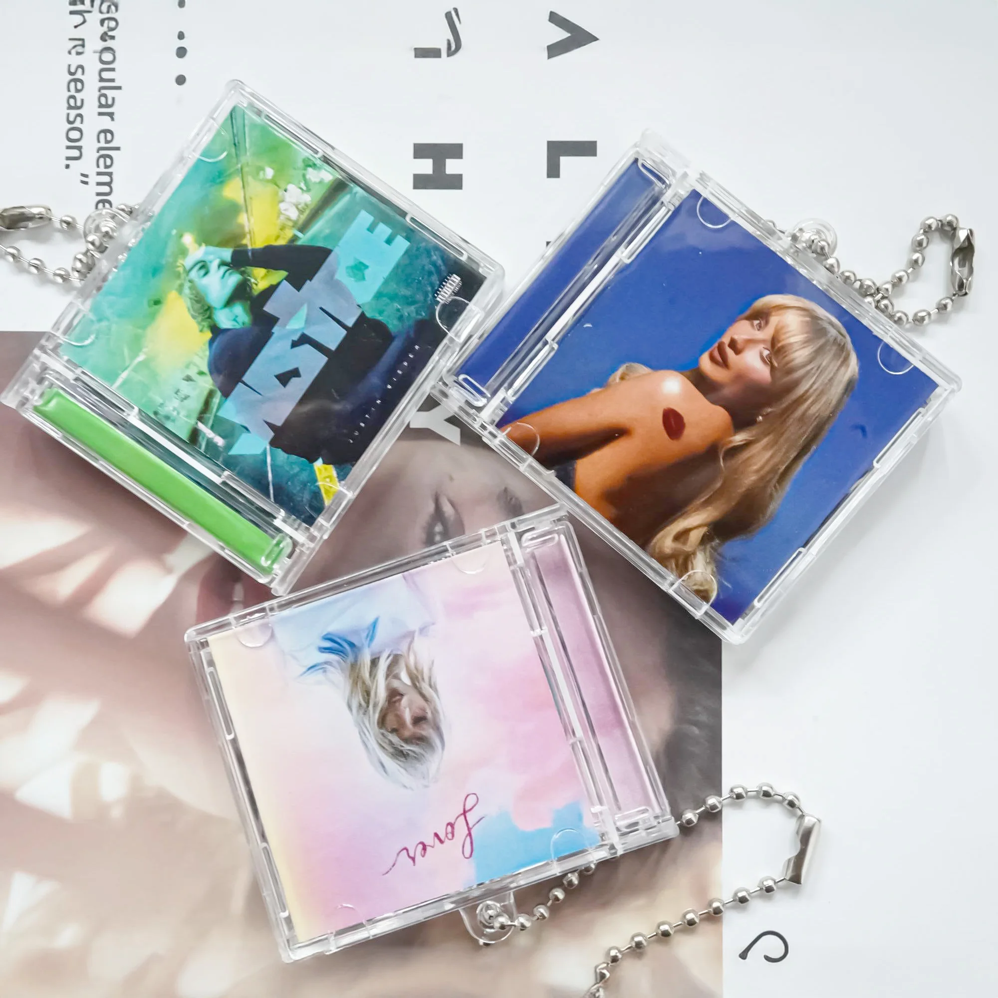 Personalized   Music Gift Close to the Phone Play Music Custom Musical Album Nfc Programmable Tag Nfc cd Keychain