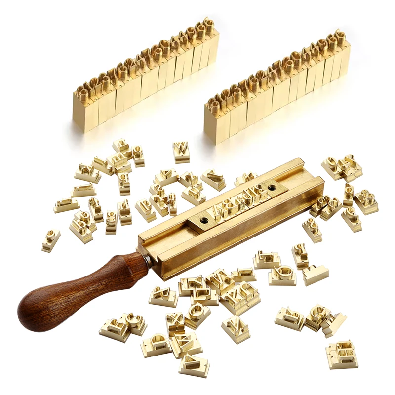Brass Letter Stamps Set Customizable For Precision Metal