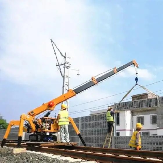 Construction Used Spider Crane Telescoping Crawler Crane Used 150ton