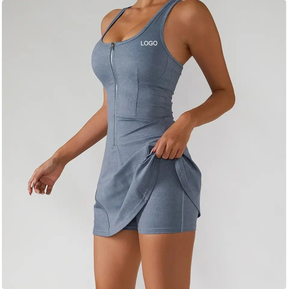 Bestex Custom Tennis Skirts Front Zipper Two In One Women's Tennis